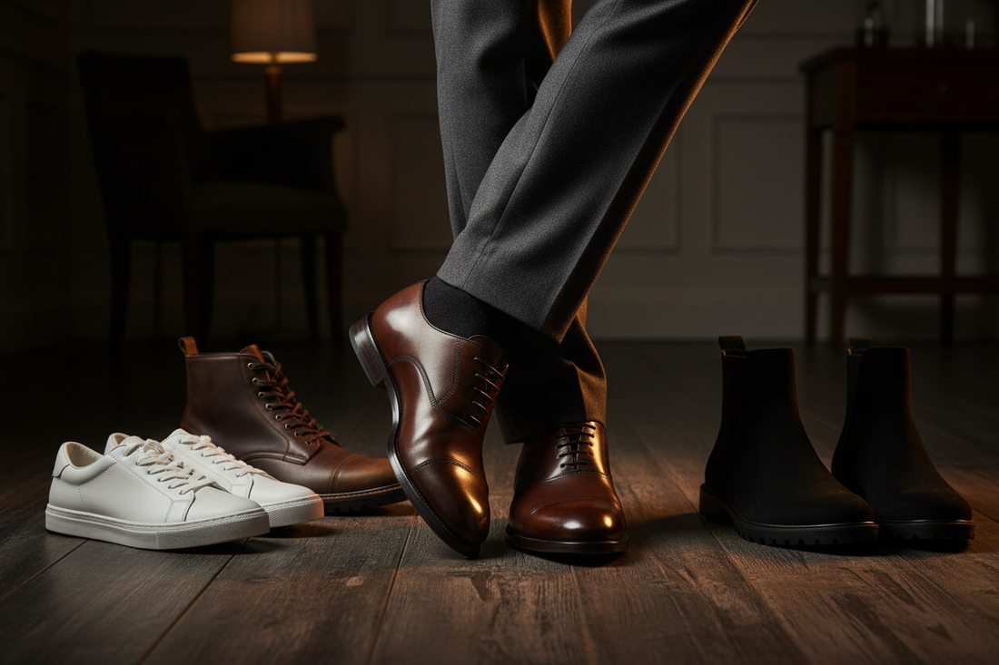 Premium men's shoes guide featuring dress shoes, sneakers and boots - Revlux Footwear